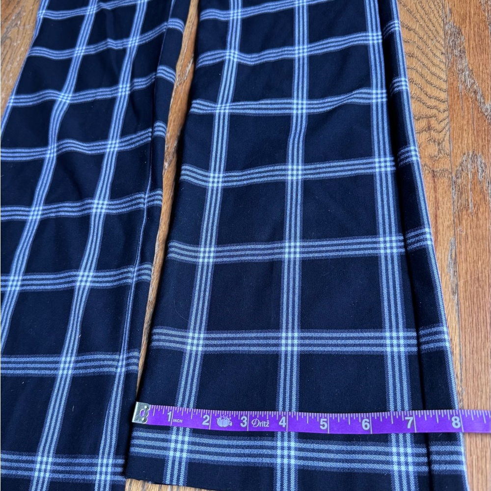 Express “Editor” Black and White Plaid Pants Slacks Size 4R - Picture 8 of 12